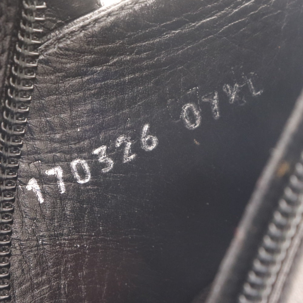 ■ Gucci short boots, boots, shoes, leather, men's, 7 1/2, 26.5cm equivalent, black, with bag