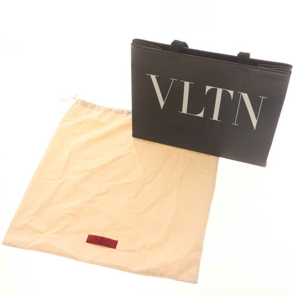 ■ ヴァレンティノ・ガラヴァーニ トートバッグ ハンドバッグ 鞄 VLTNロゴ レザー メンズ ブラック 付属品付き