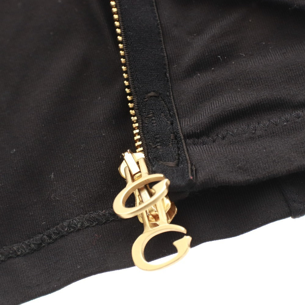 ■ GUCCI グッチ ジップアップトップス 長袖 GGマーク レディース M ブラック