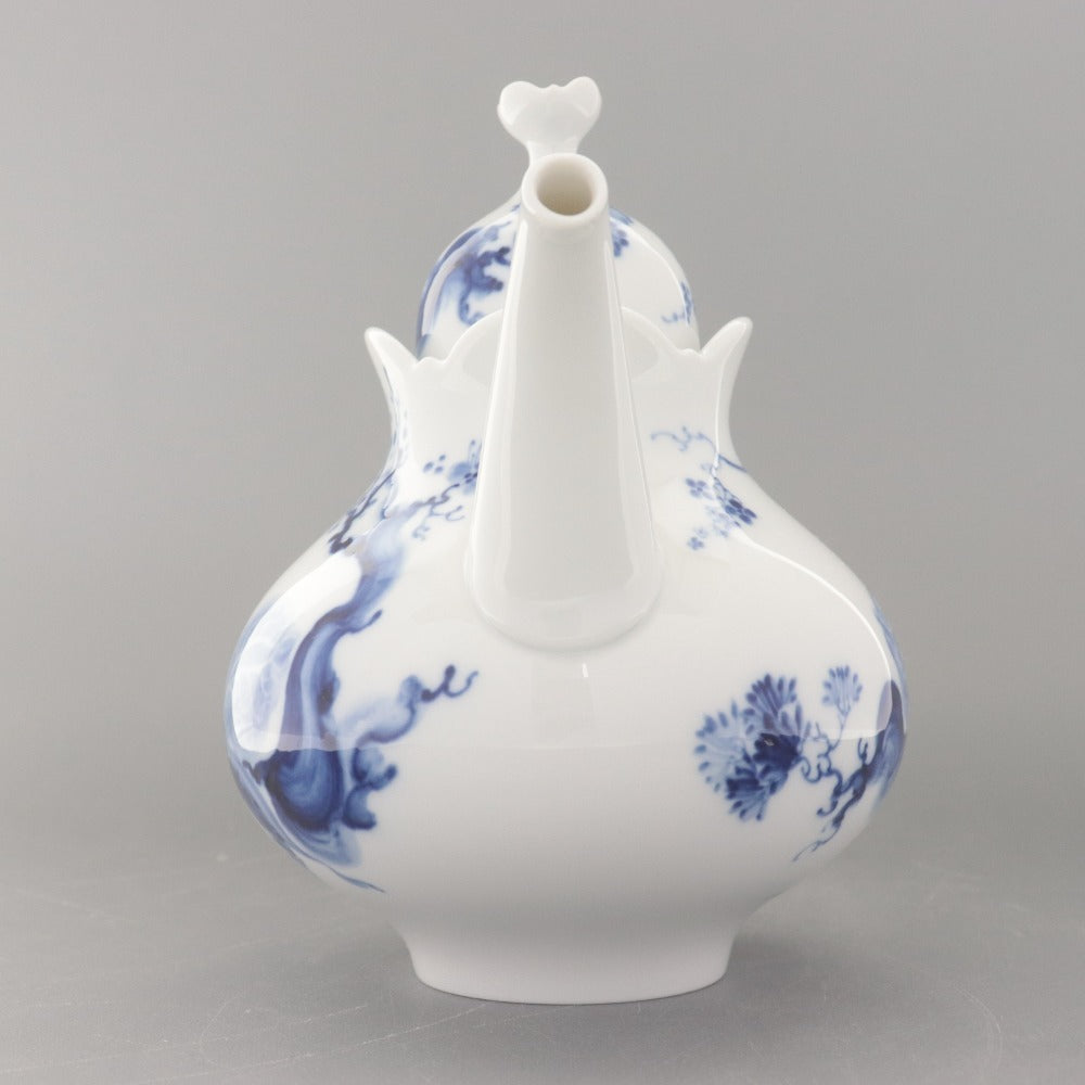 ■ MEISSEN マイセン ブルーオーキッド ティーポット コーヒー 陶器 磁器 洋食器 青白