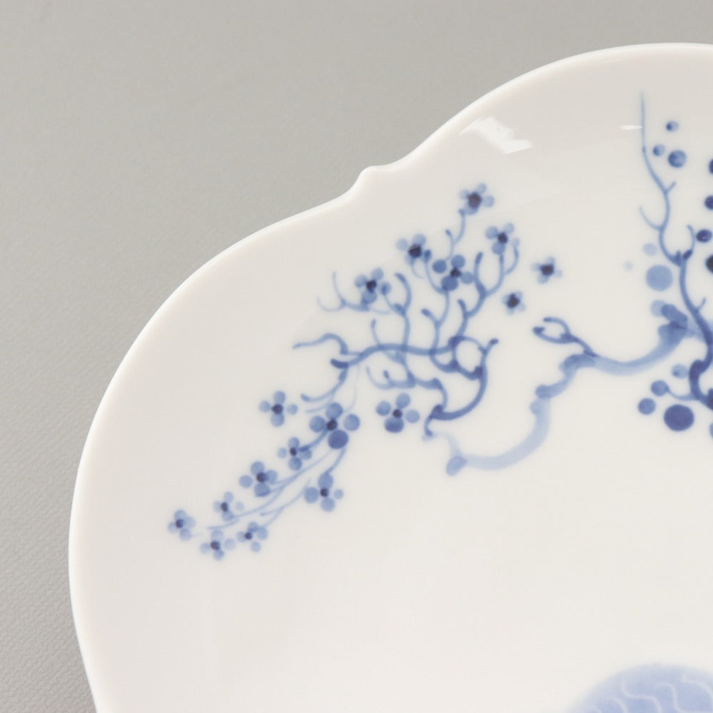 ■ Meissen マイセン ブルーオーキッド 小皿 ソーサー 23613 159P 花柄 取り皿 浅皿 洋食器 青白