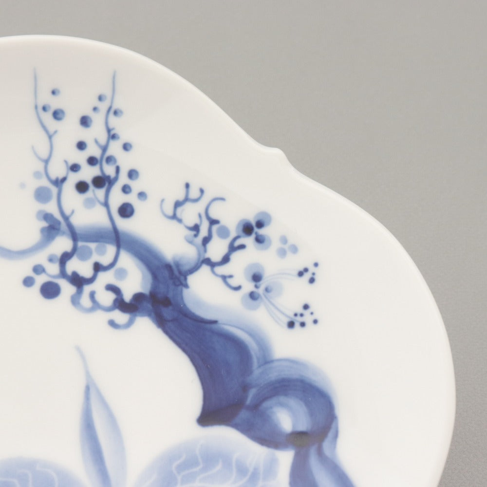 ■ Meissen マイセン ブルーオーキッド 小皿 ソーサー 23613 159P 花柄 取り皿 浅皿 洋食器 青白