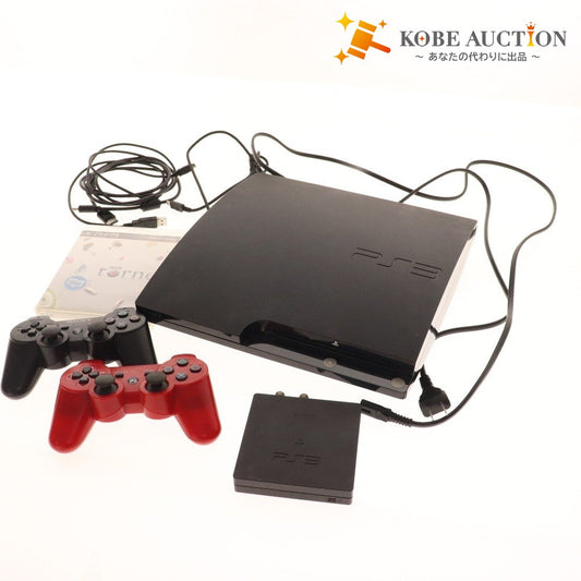 ■ Sony PlayStation 3 PS3 Controller Torne Set CECH-2100A Black Game Console Power Supply Confirmed Accessories Included