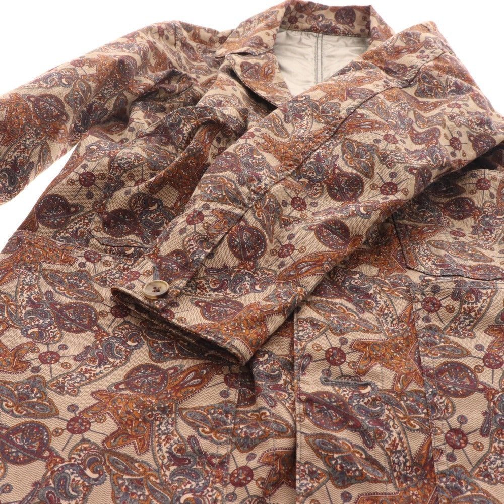 ■ Brunaboin Jacket Outerwear Paisley Pattern All-over Pattern Men's 0 Brown