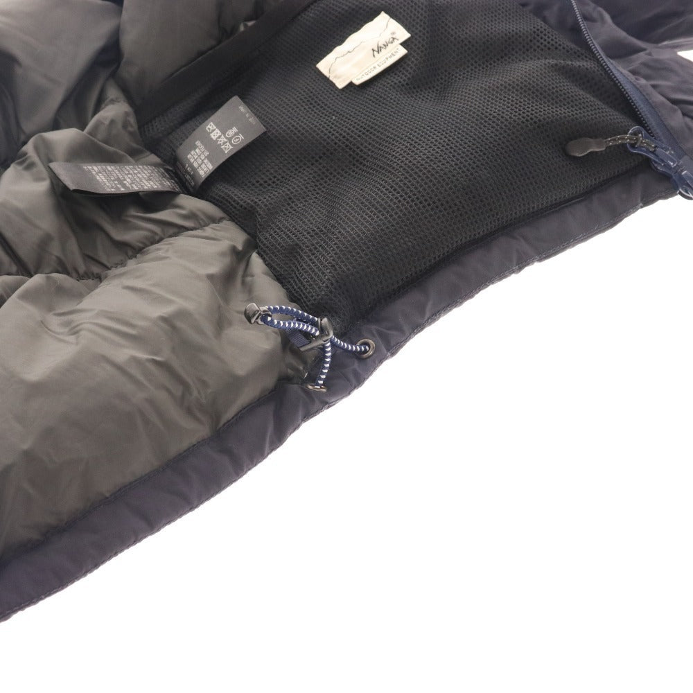 ■ NANGA URBAN RESEARCH ID Down Jacket Outerwear Double Zip Nylon Men's L Navy