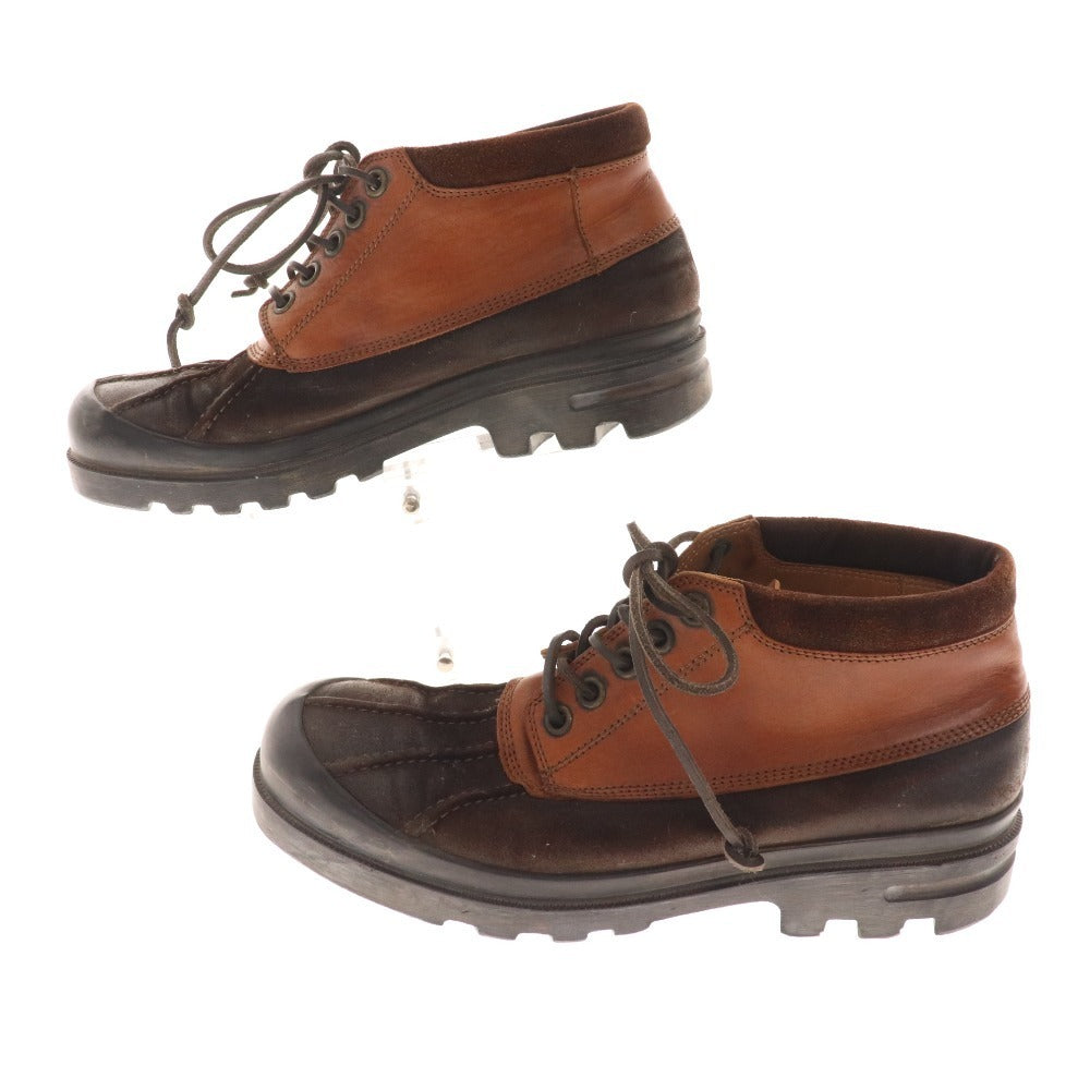 ■ Ralph Lauren ankle boots, lace-up, men's, brown