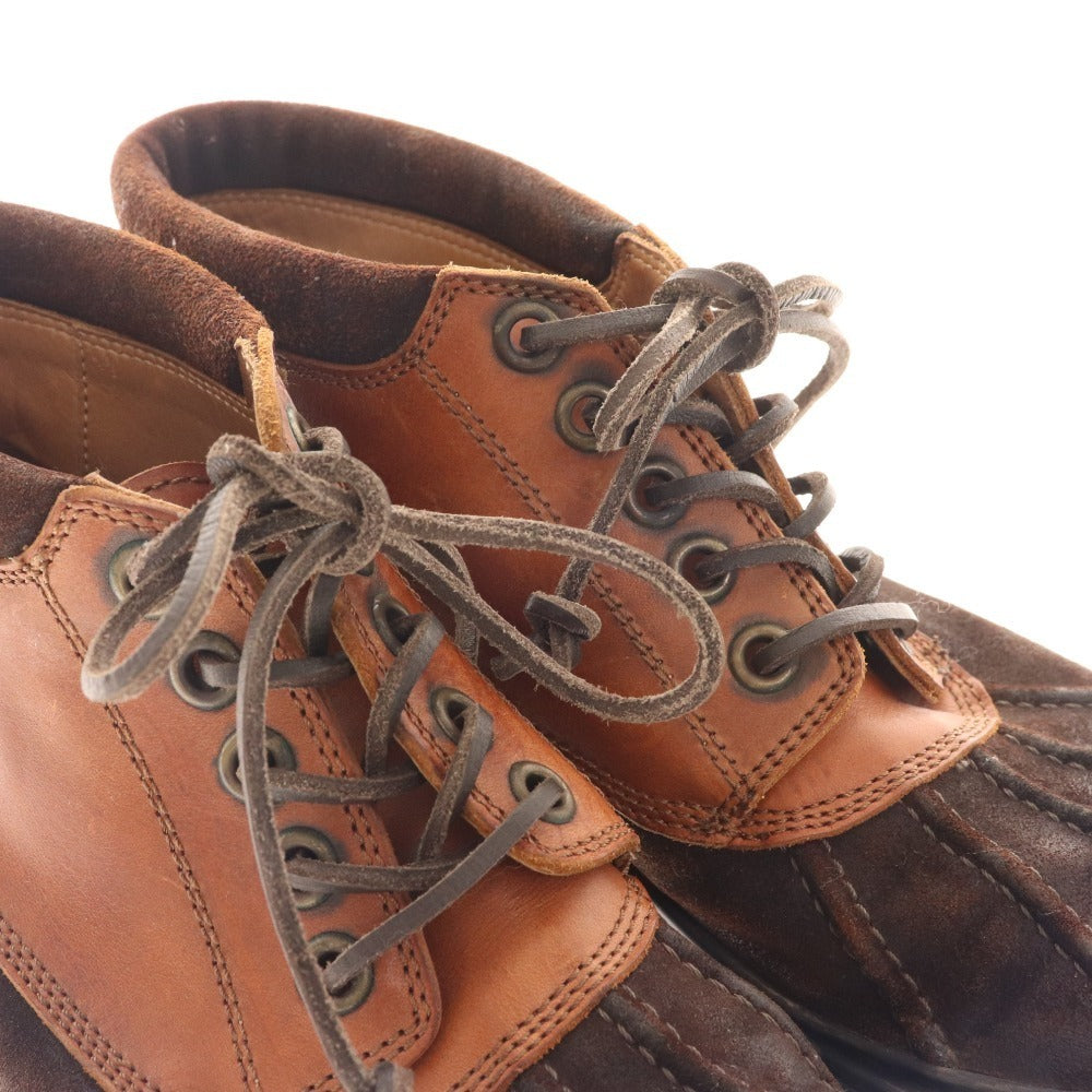 ■ Ralph Lauren ankle boots, lace-up, men's, brown