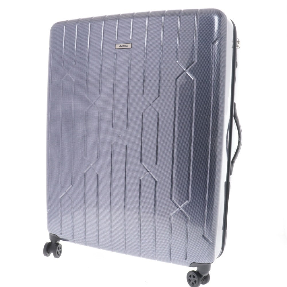 ■ Ace suitcase, carry case, 4 wheels, dial lock, large capacity, 141 cm, navy, accessories included, unused