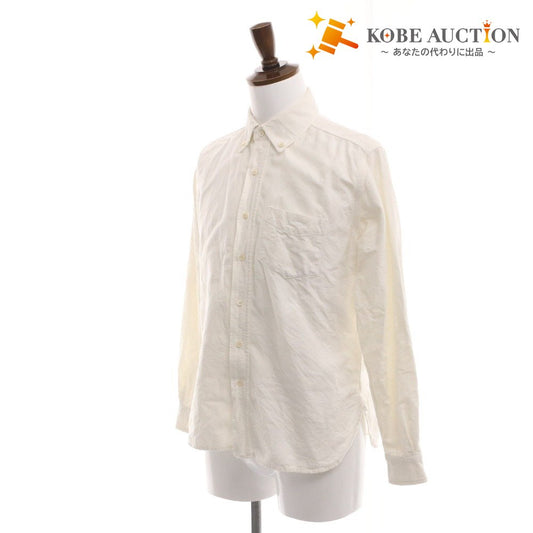 ■ スタンダードカリフォルニア シャツ 長袖 トップス 無地 シンプル メンズ ホワイト