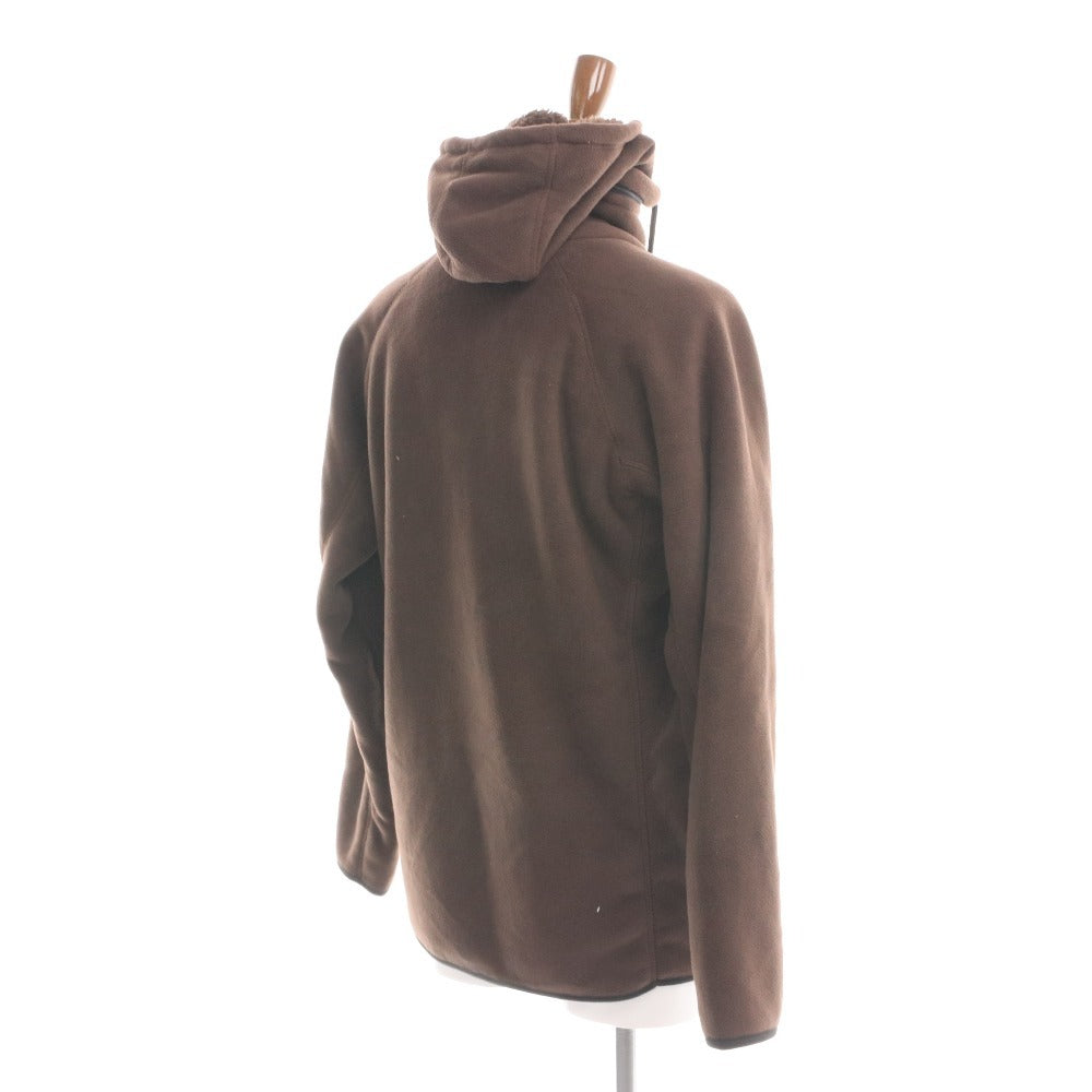 ■ ジャックウルフスキン パーカー アウター ジップアップ フリース メンズ L ブラウン