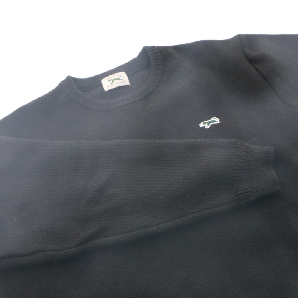 ■ PENNEY'S x BAYFLOW Collaboration Knit Top Crew Neck Long Sleeve One-Point Men's Size 3 Black