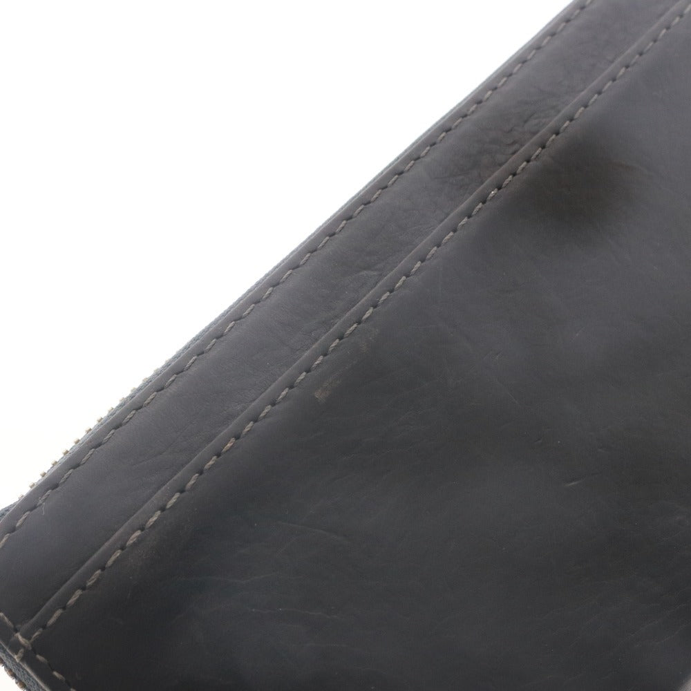 ■ CREED クリード 財布 ウォレット 長財布 ファスナー 小銭入れ 札入れ メンズ ブラック