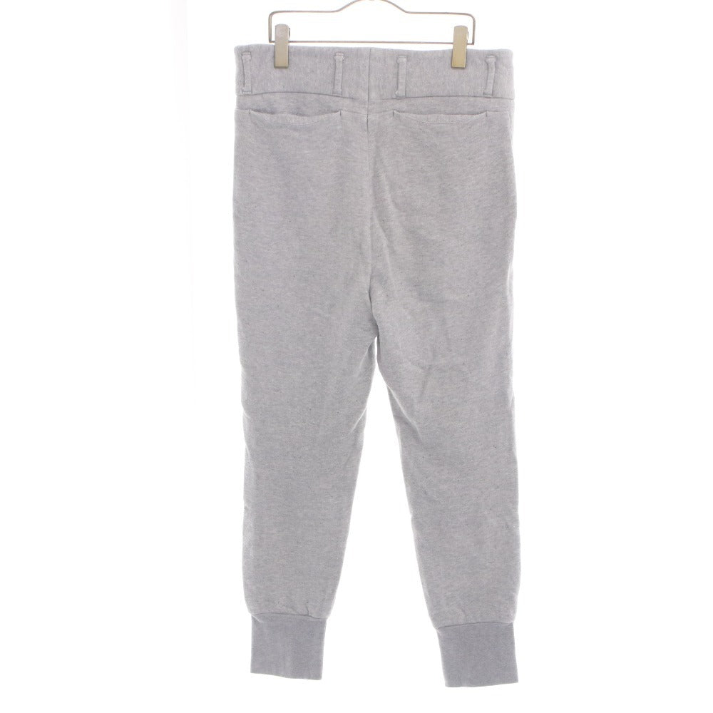 ■ Paul Smith ポールスミス スウェット パンツ ボトムス 無地 ファスナー ボタン ポケット メンズ レディース M ライトグレー