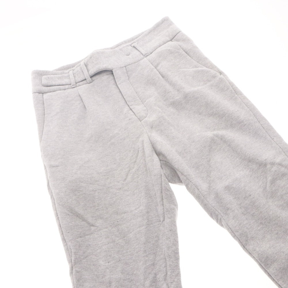 ■ Paul Smith ポールスミス スウェット パンツ ボトムス 無地 ファスナー ボタン ポケット メンズ レディース M ライトグレー
