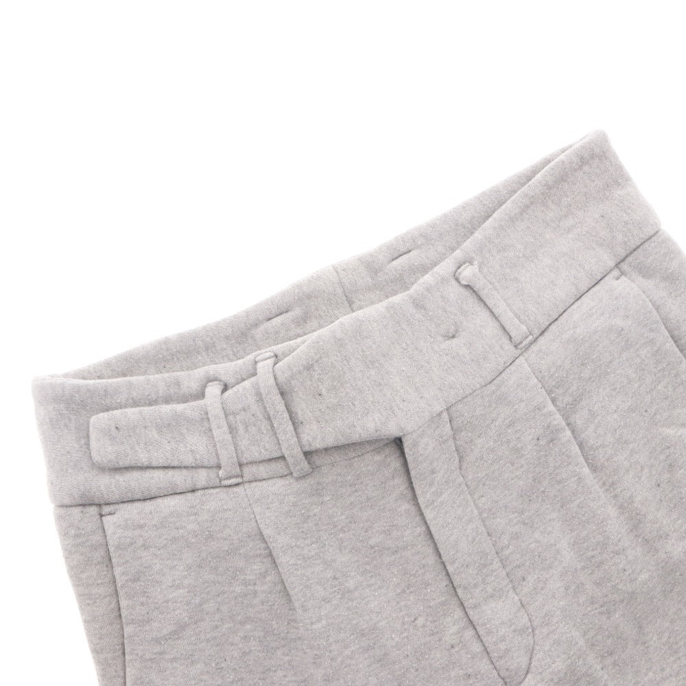 ■ Paul Smith ポールスミス スウェット パンツ ボトムス 無地 ファスナー ボタン ポケット メンズ レディース M ライトグレー