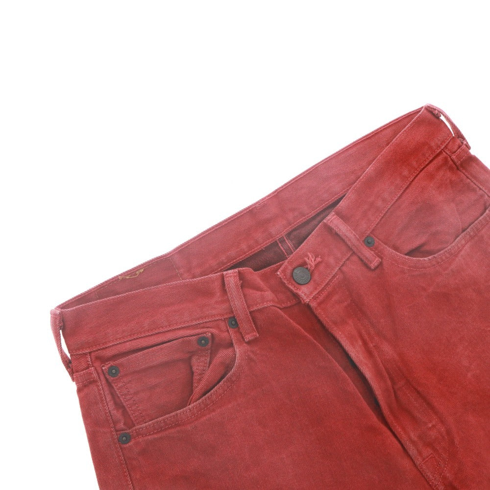 ■ LEVI'S リーバイス ジーンズ パンツ ボトムス 501XX カラージーンズ ボタン ポケット メンズ 34 レッド系
