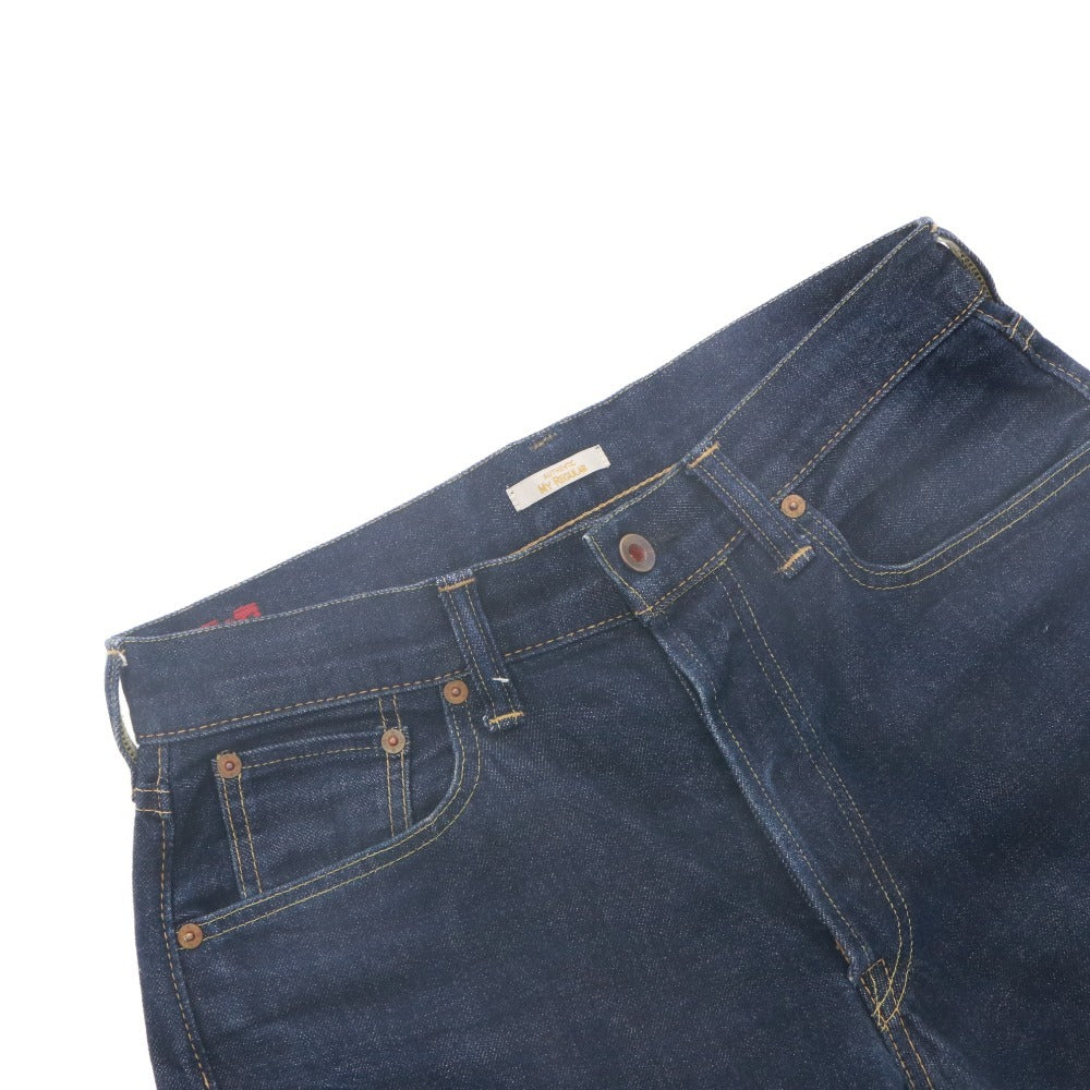 ■ BRU NA BOINNE ブルーナボイン ジーンズ パンツ ボトムス AUTHENTIC MY REGULAR ボタン ポケット メンズ 0 ネイビー系