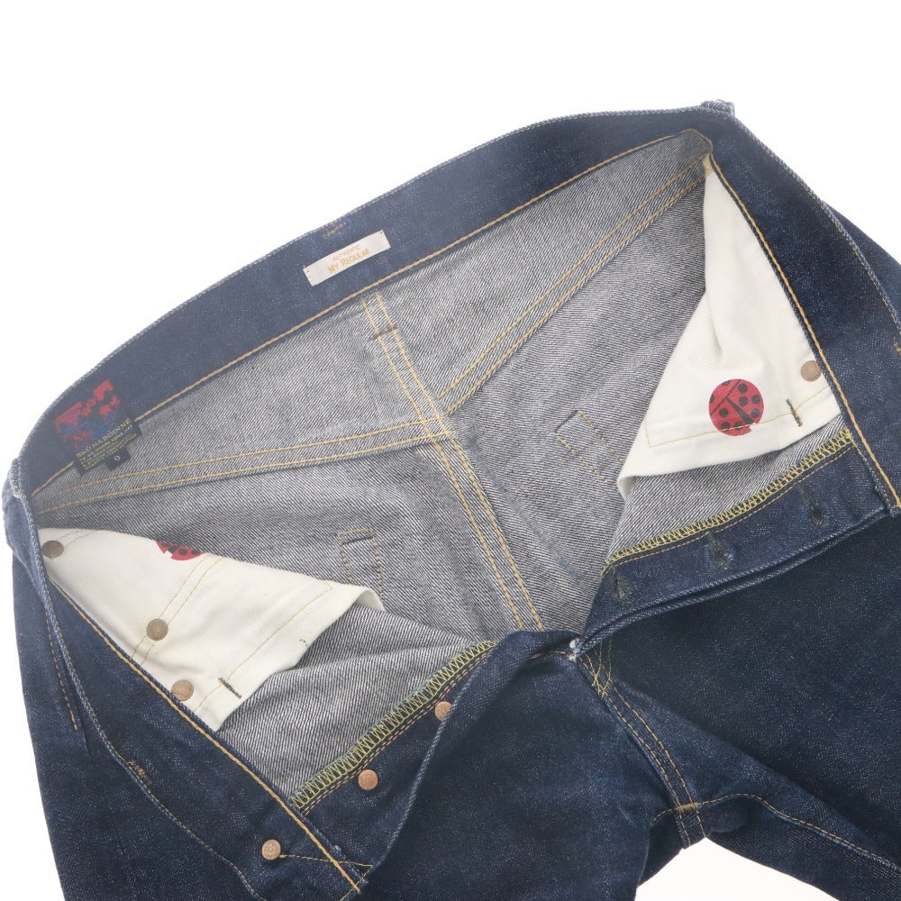 ■ BRU NA BOINNE ブルーナボイン ジーンズ パンツ ボトムス AUTHENTIC MY REGULAR ボタン ポケット メンズ 0 ネイビー系