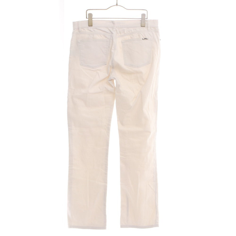 ■ Ralph Lauren ラルフローレン Lauren Jeans Co. ジーンズ パンツ ボトムス ファスナー ボタン ポケット レディース 6 アイボリー系