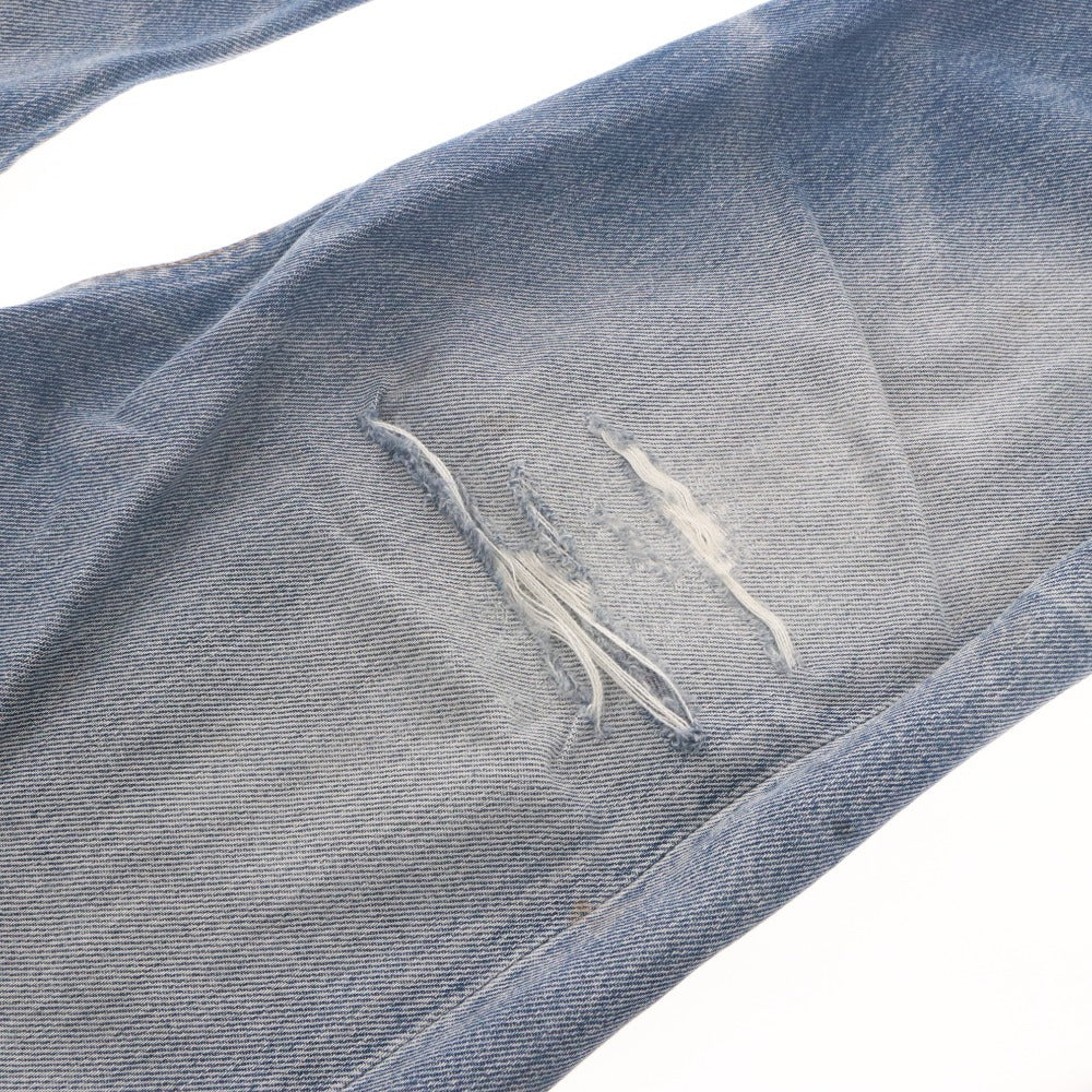 ■ LEVI'S リーバイス ジーンズ パンツ ボトムス 501 ボタン ポケット 紙タグ コットン アメリカ製 メンズ 33 ネイビー系