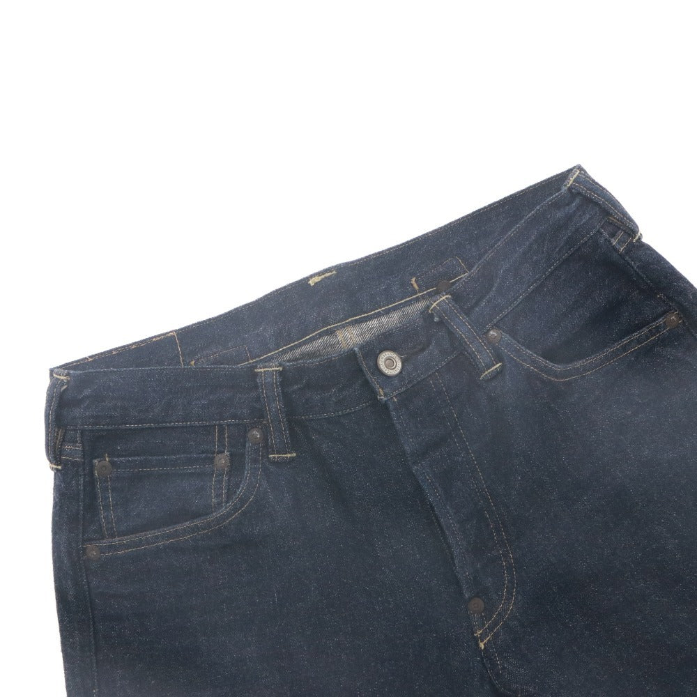 ■ OLD JOE BRAND オールドジョー ジーンズ パンツ ボトムス ボタン ポケット コットン 日本製 メンズ 28 ネイビー系