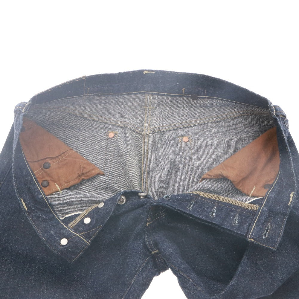 ■ OLD JOE BRAND オールドジョー ジーンズ パンツ ボトムス ボタン ポケット コットン 日本製 メンズ 28 ネイビー系