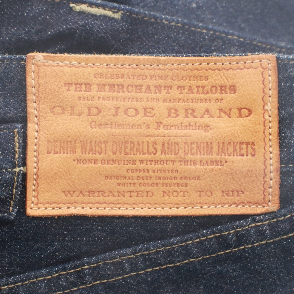 ■ OLD JOE BRAND オールドジョー ジーンズ パンツ ボトムス ボタン ポケット コットン 日本製 メンズ 28 ネイビー系
