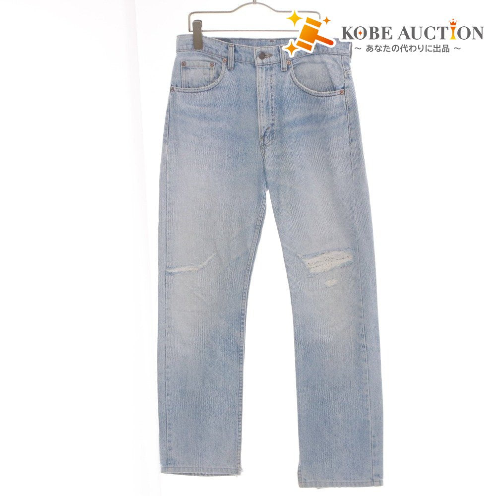 ■ LEVI'S リーバイス ジーンズ パンツ ボトムス 505-0217 ファスナー ポケット コットン アメリカ製 メンズ 32 ライトブルー系