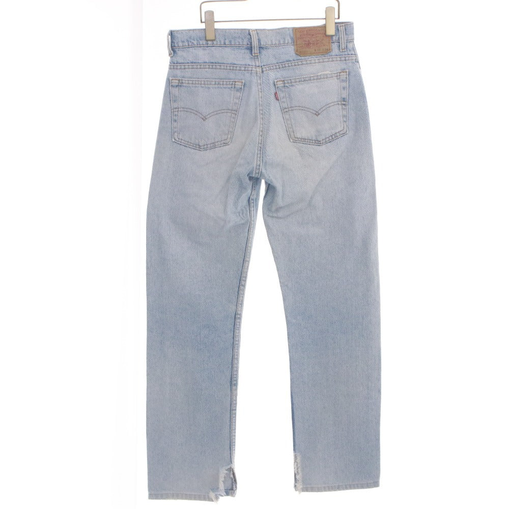 ■ LEVI'S リーバイス ジーンズ パンツ ボトムス 505-0217 ファスナー ポケット コットン アメリカ製 メンズ 32 ライトブルー系