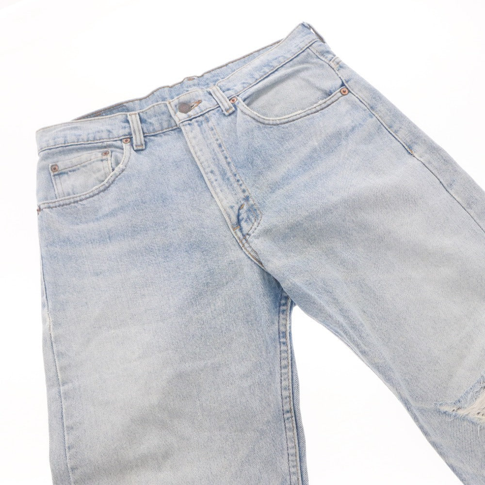 ■ LEVI'S リーバイス ジーンズ パンツ ボトムス 505-0217 ファスナー ポケット コットン アメリカ製 メンズ 32 ライトブルー系