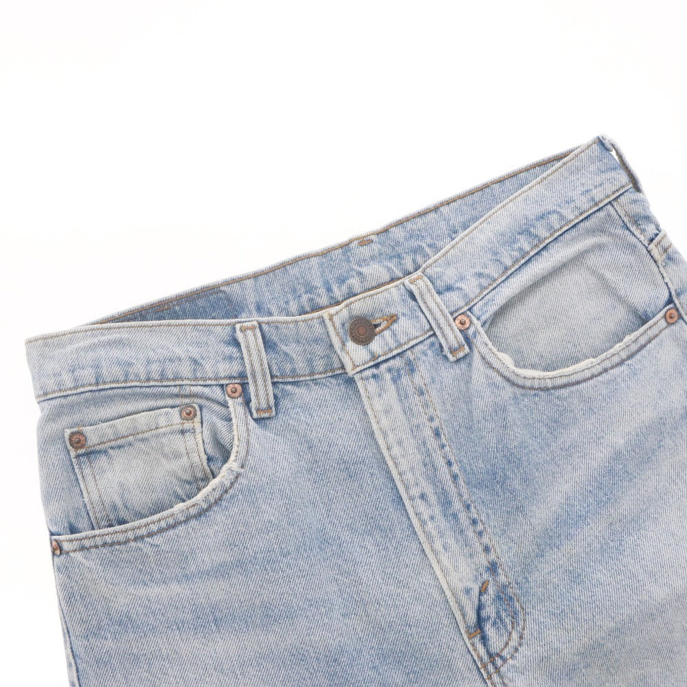 ■ LEVI'S リーバイス ジーンズ パンツ ボトムス 505-0217 ファスナー ポケット コットン アメリカ製 メンズ 32 ライトブルー系