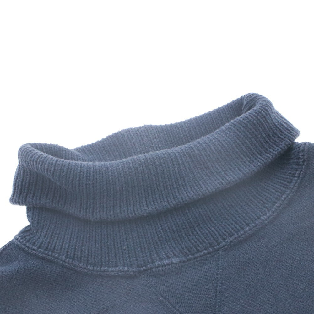 ■ Champion チャンピオン トレーナー トップス 長袖 タートルネック ポケット メンズ M ネイビー系