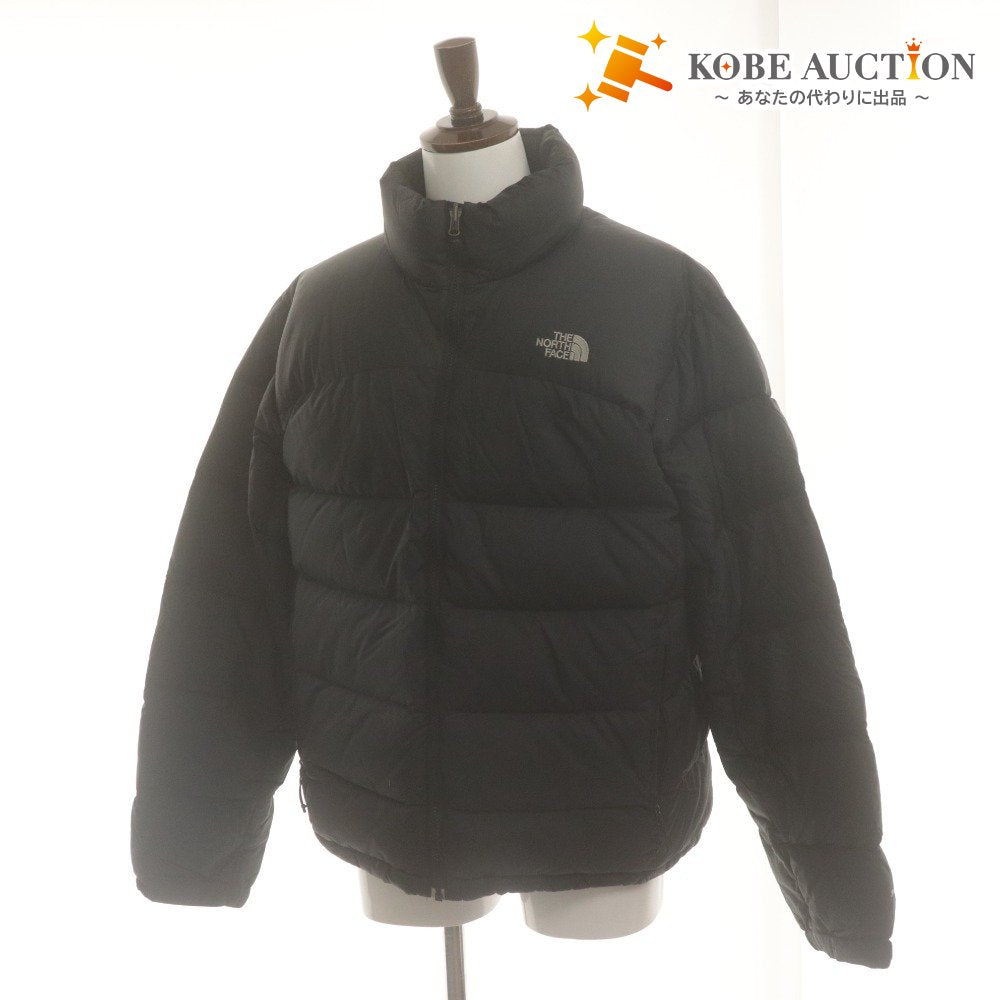 ■ THE NORTH FACE ノースフェイス ダウンジャケット 長袖 アウター ナイロン メンズ L ブラック