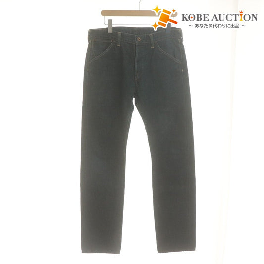 ■ BRU NA BOINNE Jeans Pants Bottoms Denim Button Fly Cotton Men's W31 L34 Indigo