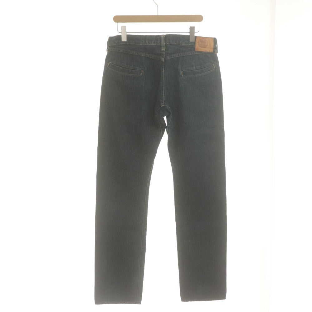 ■ BRU NA BOINNE ブルーナボイン ジーンズ パンツ ボトムス デニム ボタンフライ コットン メンズ W31 L34 インディゴ