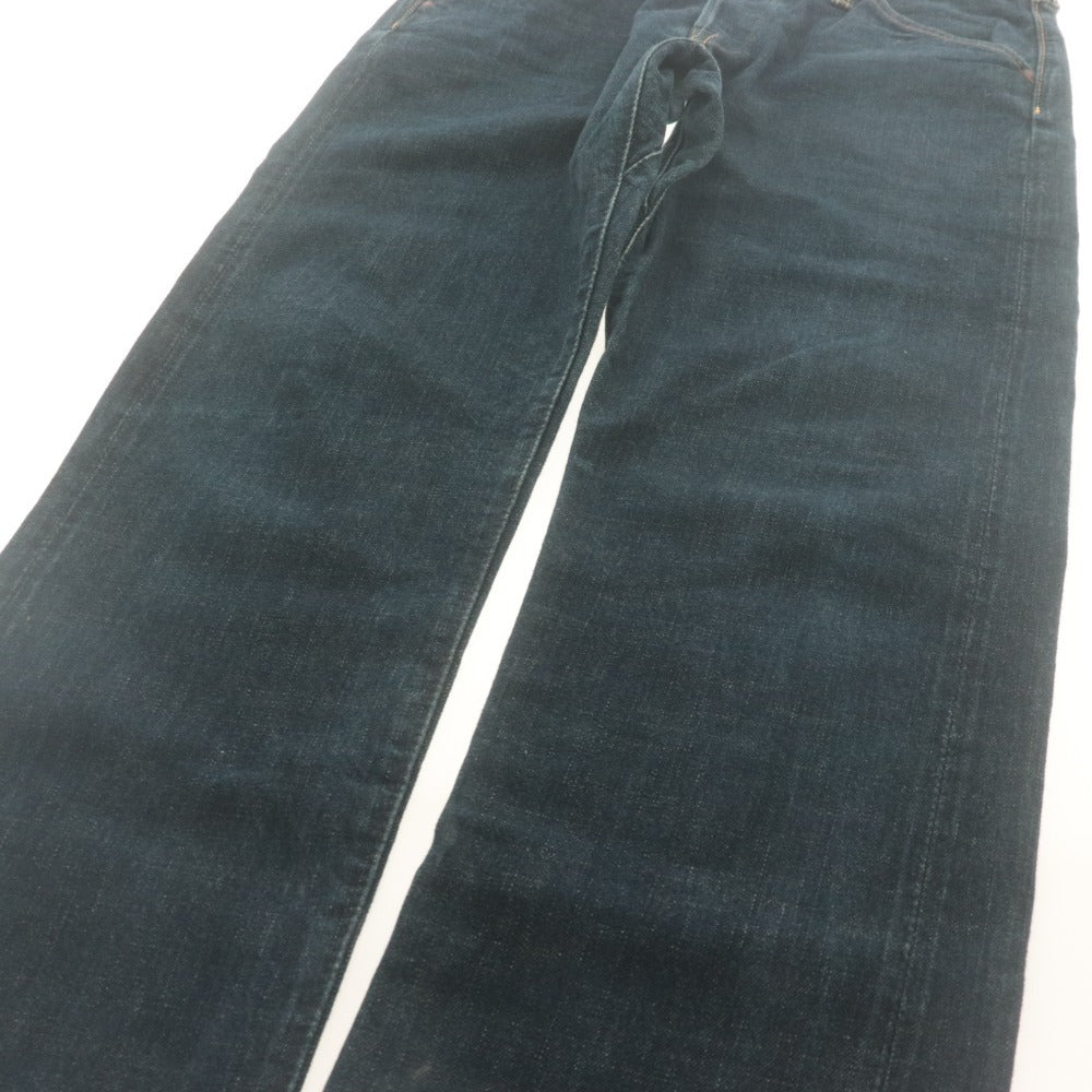 ■ BRU NA BOINNE ブルーナボイン ジーンズ パンツ ボトムス デニム ボタンフライ コットン メンズ W31 L34 インディゴ