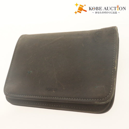 ■ PORTER Bifold Wallet Leather Men's Dark Brown