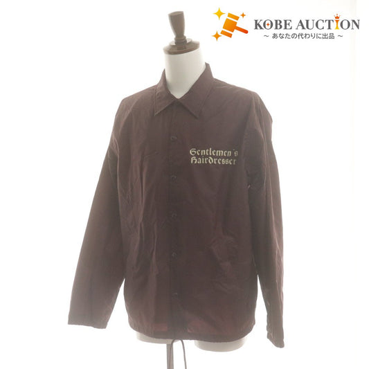 ■ BILLBOARD Billboard Coach Jacket Jumper Long Sleeve Outer Nylon Print Men's 38 Bordeaux