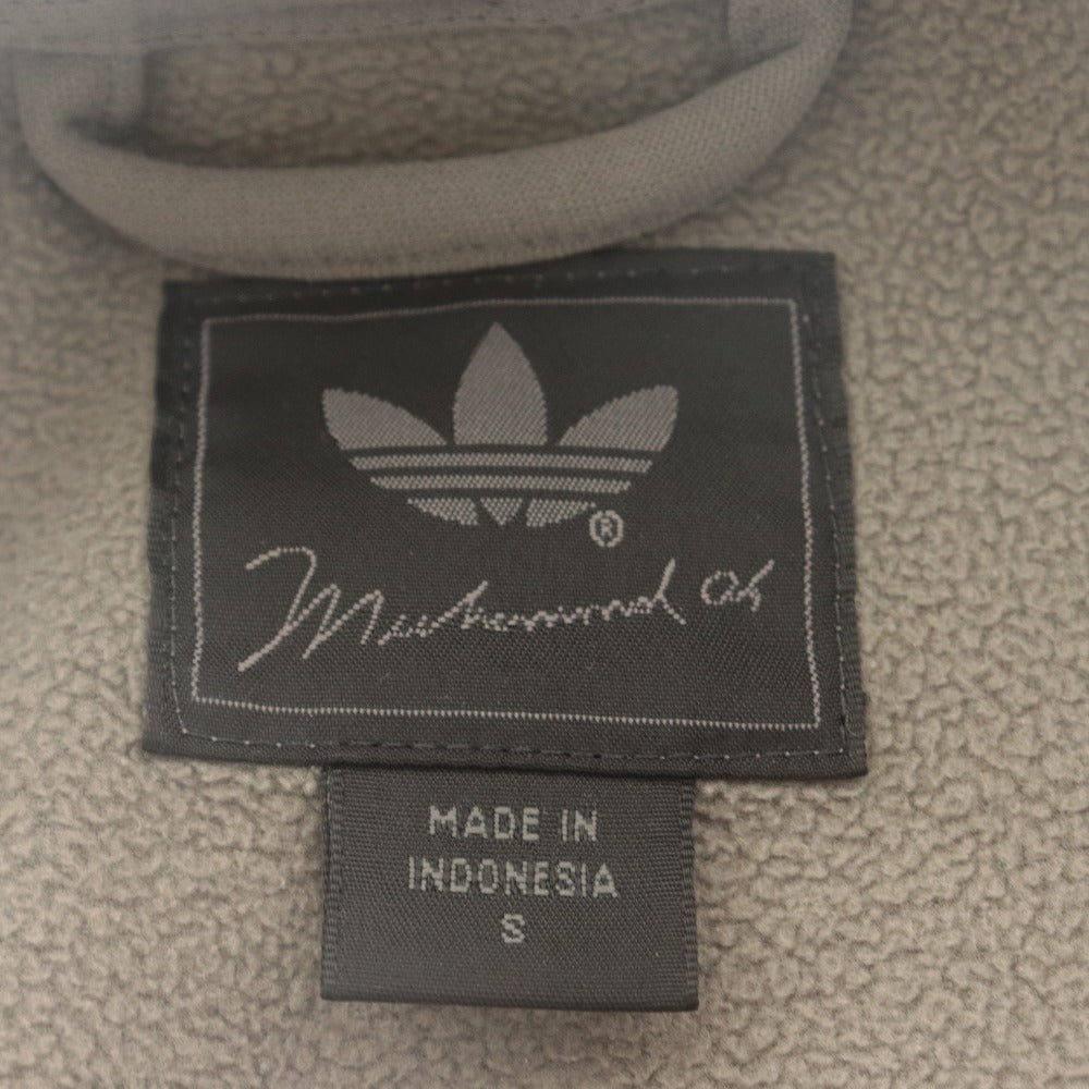 ■ adidas アディダス ジャケット 長袖 アウター モハメドアリ 万国旗タグ フルジップ メンズ M グレー系