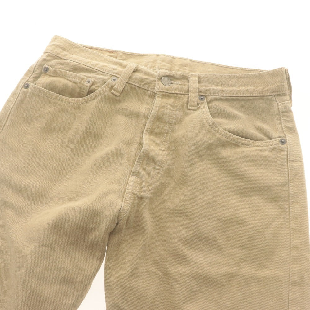 ■ Levi's リーバイス 501 ジーンズ パンツ ボトムス デニム ストレート ボタンフライ メンズ W32 L30 ベージュ系