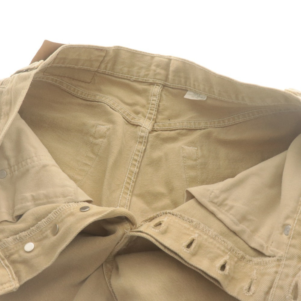 ■ Levi's リーバイス 501 ジーンズ パンツ ボトムス デニム ストレート ボタンフライ メンズ W32 L30 ベージュ系