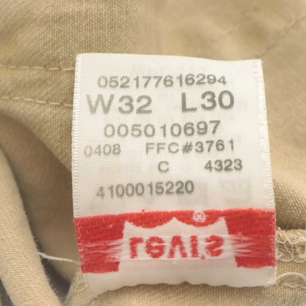 ■ Levi's リーバイス 501 ジーンズ パンツ ボトムス デニム ストレート ボタンフライ メンズ W32 L30 ベージュ系