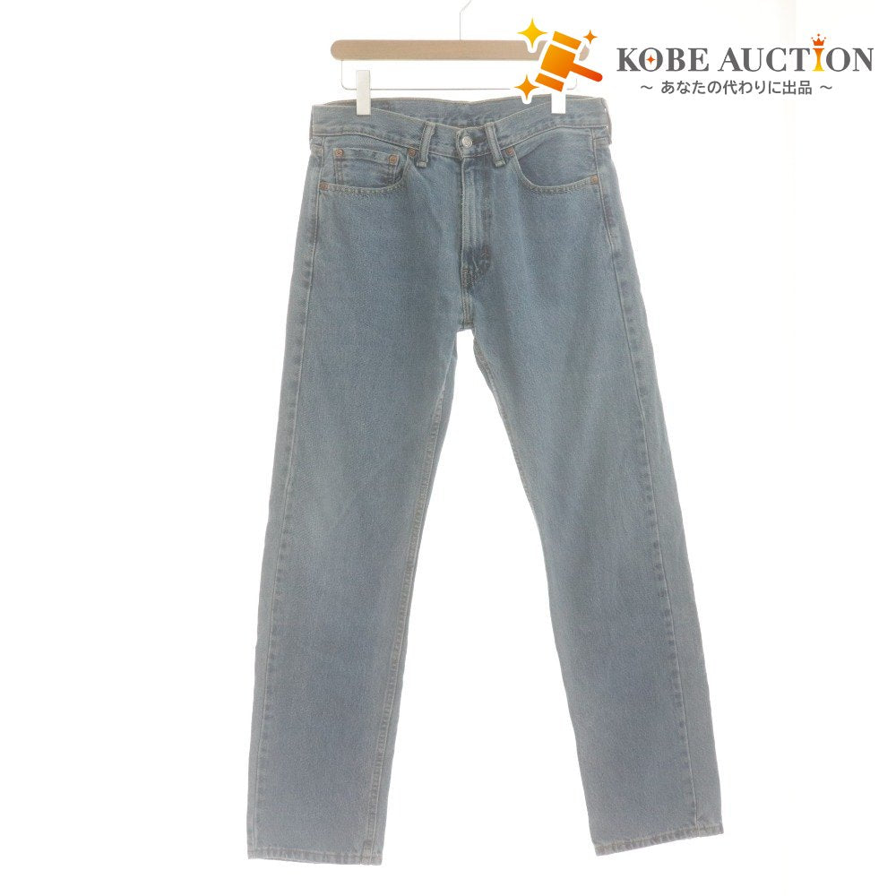 ■ Levi's リーバイス 505 ジーンズ パンツ ボトムス デニム ストレート ジップフライ メンズ W32 L34 ライトブルー
