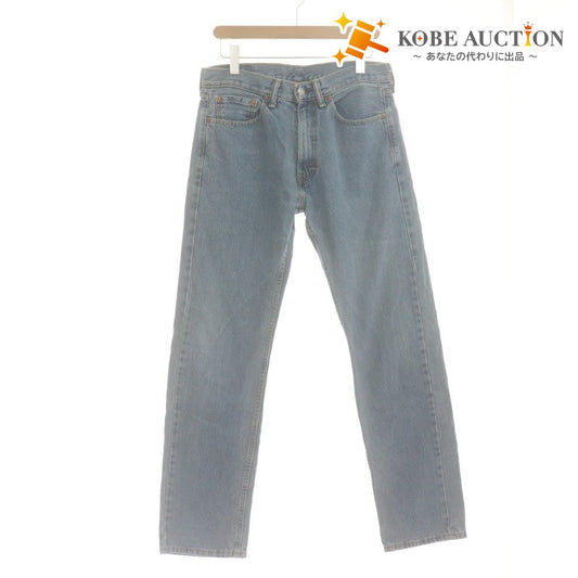 ■ Levi's リーバイス 505 Jeans Pants Bottoms Denim Straight Zip Fly Men's W32 L34 Light Blue