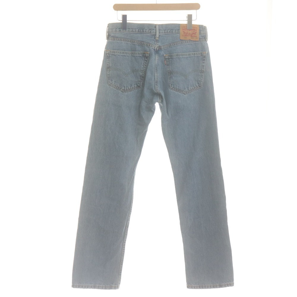 ■ Levi's リーバイス 505 ジーンズ パンツ ボトムス デニム ストレート ジップフライ メンズ W32 L34 ライトブルー
