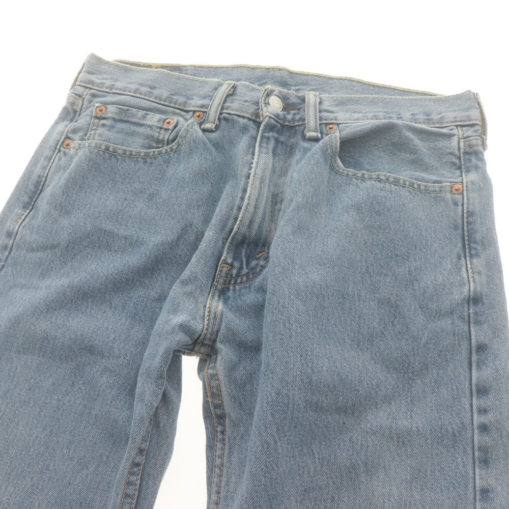 ■ Levi's リーバイス 505 ジーンズ パンツ ボトムス デニム ストレート ジップフライ メンズ W32 L34 ライトブルー