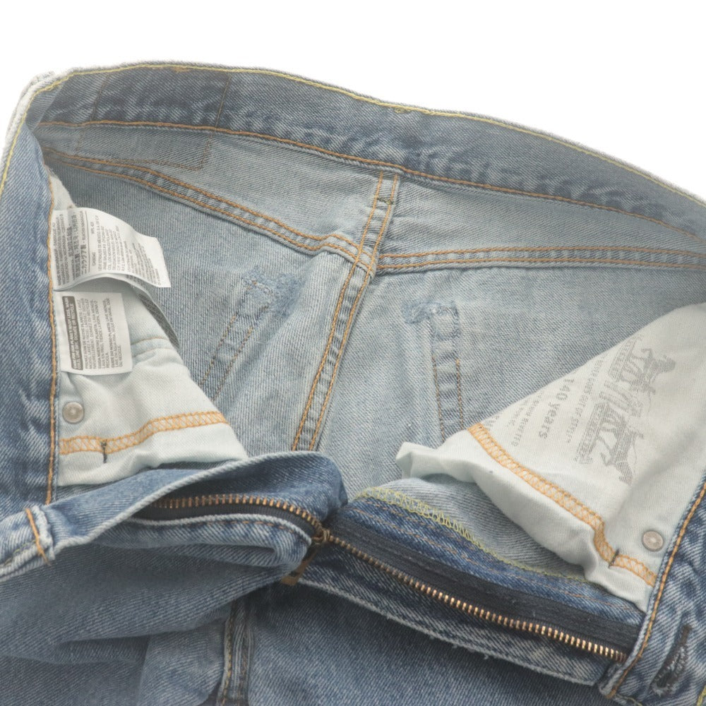 ■ Levi's リーバイス 505 ジーンズ パンツ ボトムス デニム ストレート ジップフライ メンズ W32 L34 ライトブルー