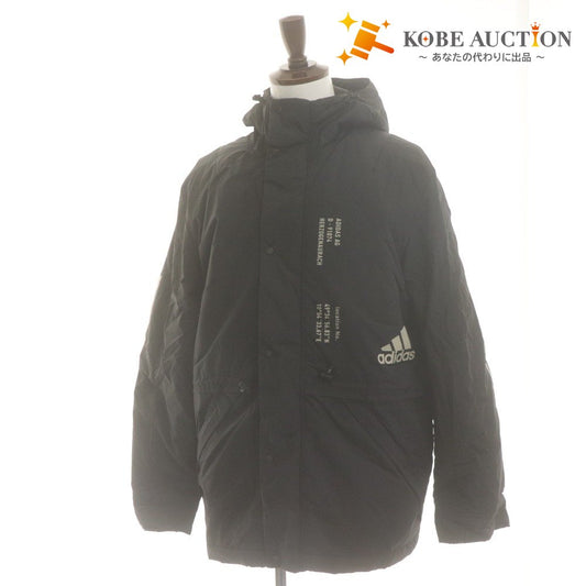 ■ adidas Nylon Jacket Long Sleeve Outerwear M MHS WD HB JKT Print Hooded Men's M Black
