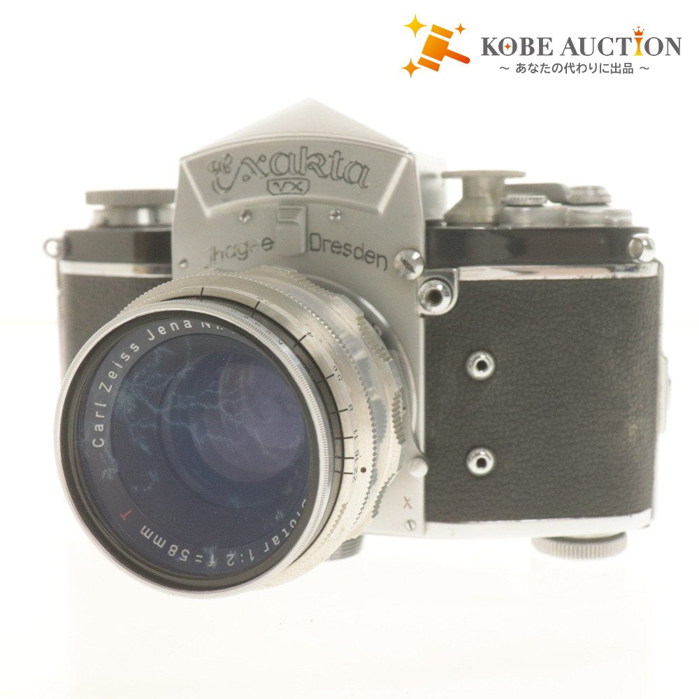 ■ EXAKTA Exakta Film Camera EXAKTA VAREX VX Biotar 1:2 f=58mm 763912 SLR Lens (Not Tested, Comes with Cover)