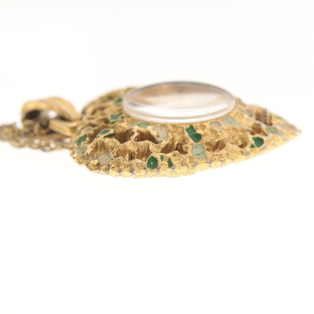 ■ Minerva ミネルヴァ 懐中時計 ネックレス 手巻き 文字盤 ハート 総柄 スイス製 総重量 28g メンズ レディース ゴールド ジャンク